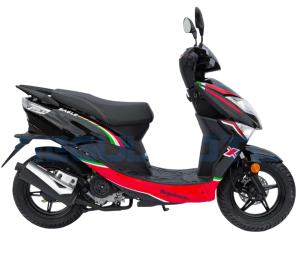 Скутер Regulmoto EAGLE 50 (LJ80QT-3L) колёса R12